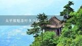 太平猴魁茶叶多少钱一斤？茶叶1915太平猴魁是多少钱一斤？