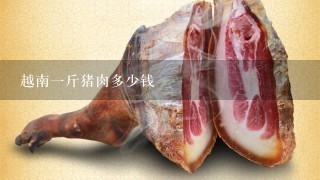 越南1斤猪肉多少钱